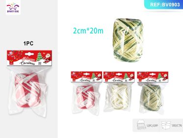 Christmas Pull-up Paper Roll (Option: Tri color mixed packaging)