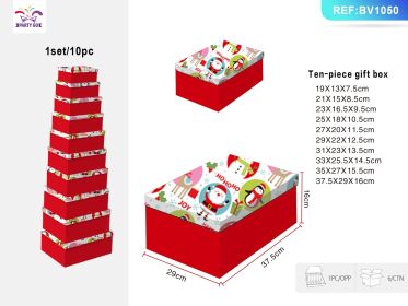 Christmas Ten Piece Gift Box Set (Option: B)